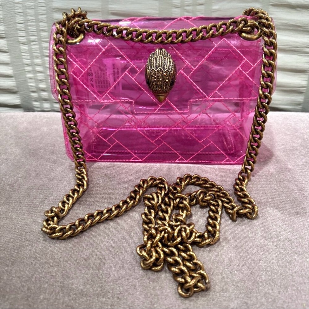 Kurt Geiger Mini London Transparent Chain Crossbody / Shoulder bag